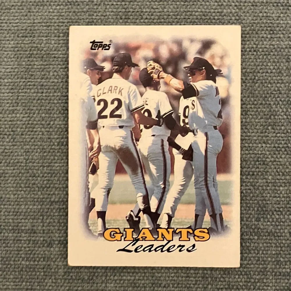 1988 Topps San Francisco Giants Baseball Card Trading Card